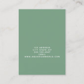 Koson, Goldfish - Japanese Fine Art - Aquarium Visitekaartje (Achterkant)