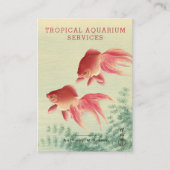 Koson, Goldfish - Japanese Fine Art - Aquarium Visitekaartje (Voorkant)