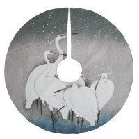 Koson Reigers in de Sneeuw: Vintage Japans