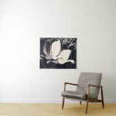 Koson - Witte Chinese ganzen zwemmen met behulp va Wandkleed (In Situ (horizontaal))