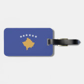 Kosova-vlag Bagagelabel (Achterkant horizontaal)