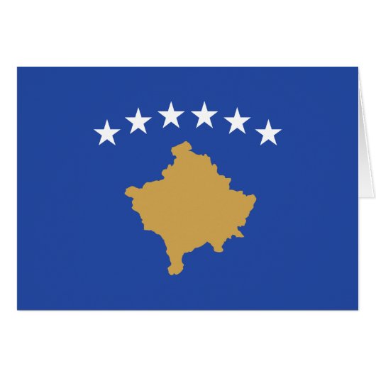 Kosovaanse vlag (Voorkant Horizontaal)