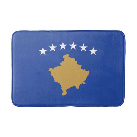 Kosovaanse vlag badmat (Voorkant)