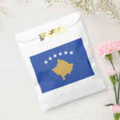 Kosovaanse vlag bedankzakje (Gezegeld)