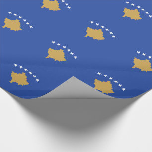 Kosovaanse vlag cadeaupapier