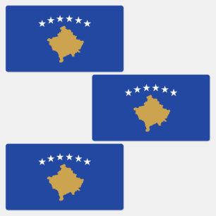 Kosovaanse vlag labels