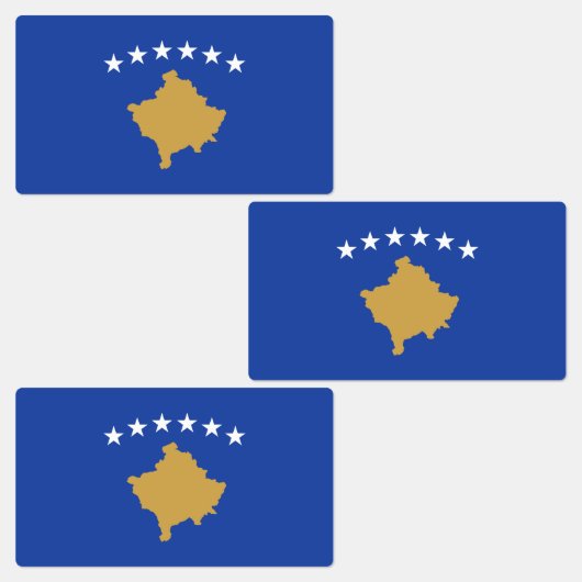 Kosovaanse vlag labels (Groep)