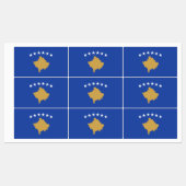 Kosovaanse vlag labels (Vel)