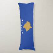 Kosovaanse vlag lichaamskussen (Voorkant Verticaal)