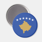 Kosovaanse vlag magneet (Voorkant / Achterkant)