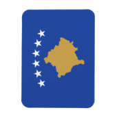 Kosovaanse vlag magneet (Verticaal)