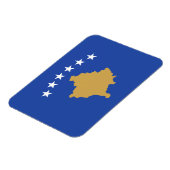 Kosovaanse vlag magneet (Linkerzijde)