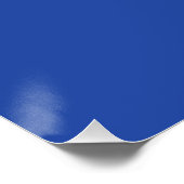Kosovaanse vlag perfect poster (Hoek)
