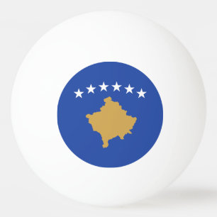 Kosovaanse vlag pingpongbal