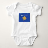 Kosovaanse vlag romper (Voorkant)
