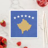 Kosovaanse vlag servet (Insitu)