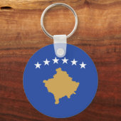 Kosovaanse vlag sleutelhanger (Achterkant)
