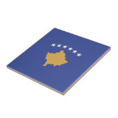 Kosovaanse vlag tegeltje (Zijkant)