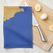 Kosovaanse vlag theedoek (Quarter Fold)