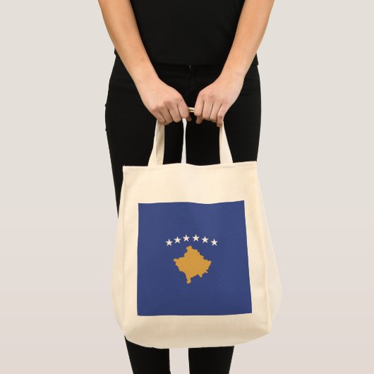 Kosovaanse vlag tote bag (Voorkant (product))