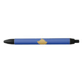 Kosovaanse vlag zwarte inkt pen (Voorkant)