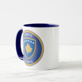 Kosovaarse Erfgoed Embleem Mok (Voorkant links)