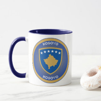 Kosovaarse Erfgoed Embleem Mok