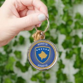 Kosovaarse Erfgoed Embleem Sleutelhanger (Hand)