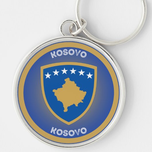 Kosovaarse Erfgoed Embleem Sleutelhanger (Voorkant)