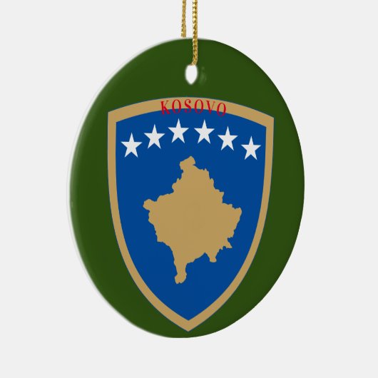 Kosovaarse kerstversiering keramisch ornament (Rechts)