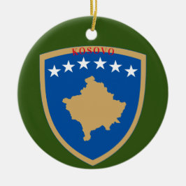 Kosovaarse kerstversiering keramisch ornament