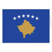 Kosovaarse vlag (Voorkant Horizontaal)