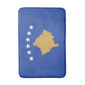Kosovaarse vlag badmat (Voorkant Verticaal)