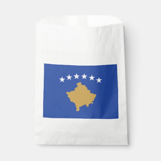 Kosovaarse vlag bedankzakje (Voorkant)