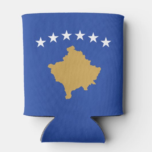 Kosovaarse vlag blikjeskoeler (Achterkant)