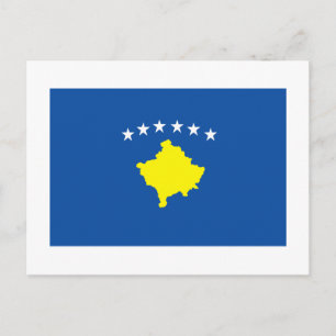 Kosovaarse vlag briefkaart