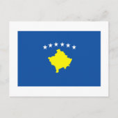 Kosovaarse vlag briefkaart (Voorkant)