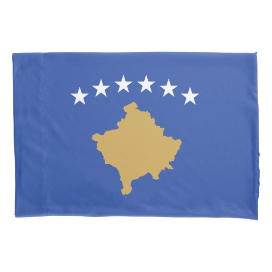 Kosovaarse vlag kussensloop (Voorkant)