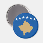 Kosovaarse vlag magneet (Voorkant / Achterkant)