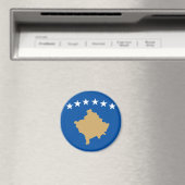 Kosovaarse vlag magneet (Insitu (Vaatwasser))