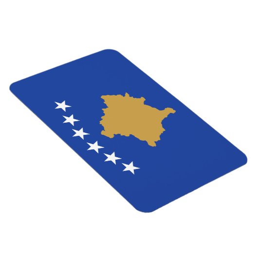 Kosovaarse vlag magneet (Rechterzijde)