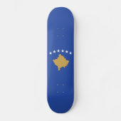 Kosovaarse vlag persoonlijk skateboard (Voorkant)