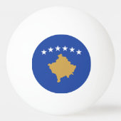 Kosovaarse vlag pingpongbal (Voorkant)