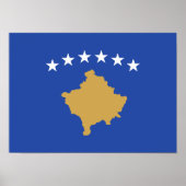 Kosovaarse vlag poster (Voorkant)