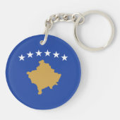 Kosovaarse vlag sleutelhanger (Achterkant)