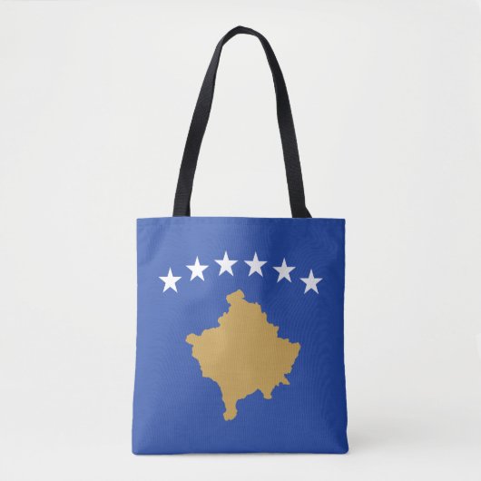 Kosovaarse vlag tote bag (Voorkant)