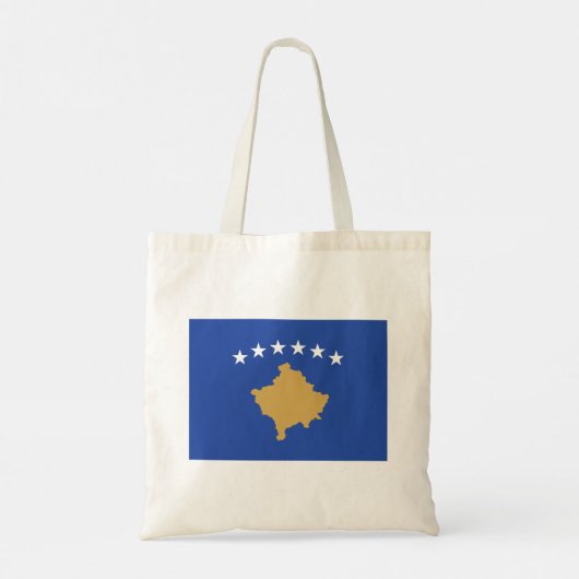 Kosovaarse vlag tote bag (Achterkant)