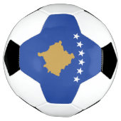 Kosovaarse vlag voetbal (Gedraaid)