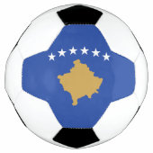 Kosovaarse vlag voetbal (Voorkant)
