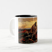 Kosovka Devojka Tweekleurige Koffiemok (Voorkant links)